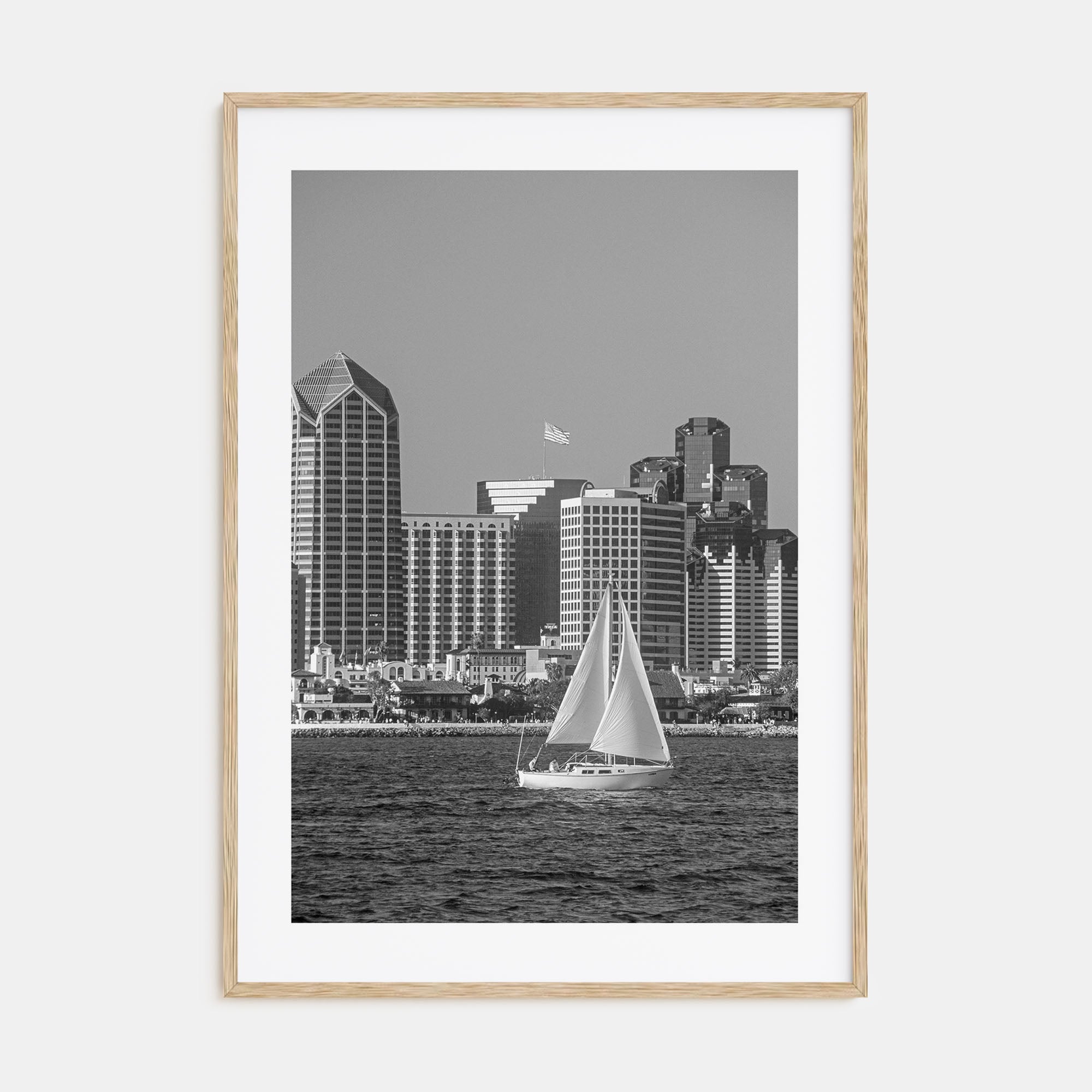 San Diego Photo B&W No 2 Poster