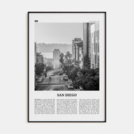San Diego Travel B&W No 5 Poster