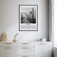 San Diego Travel B&W No 5 Poster