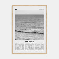 San Diego Travel B&W No 6 Poster