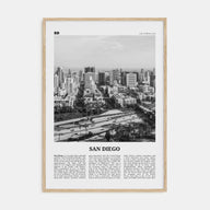 San Diego Travel B&W No 7 Poster