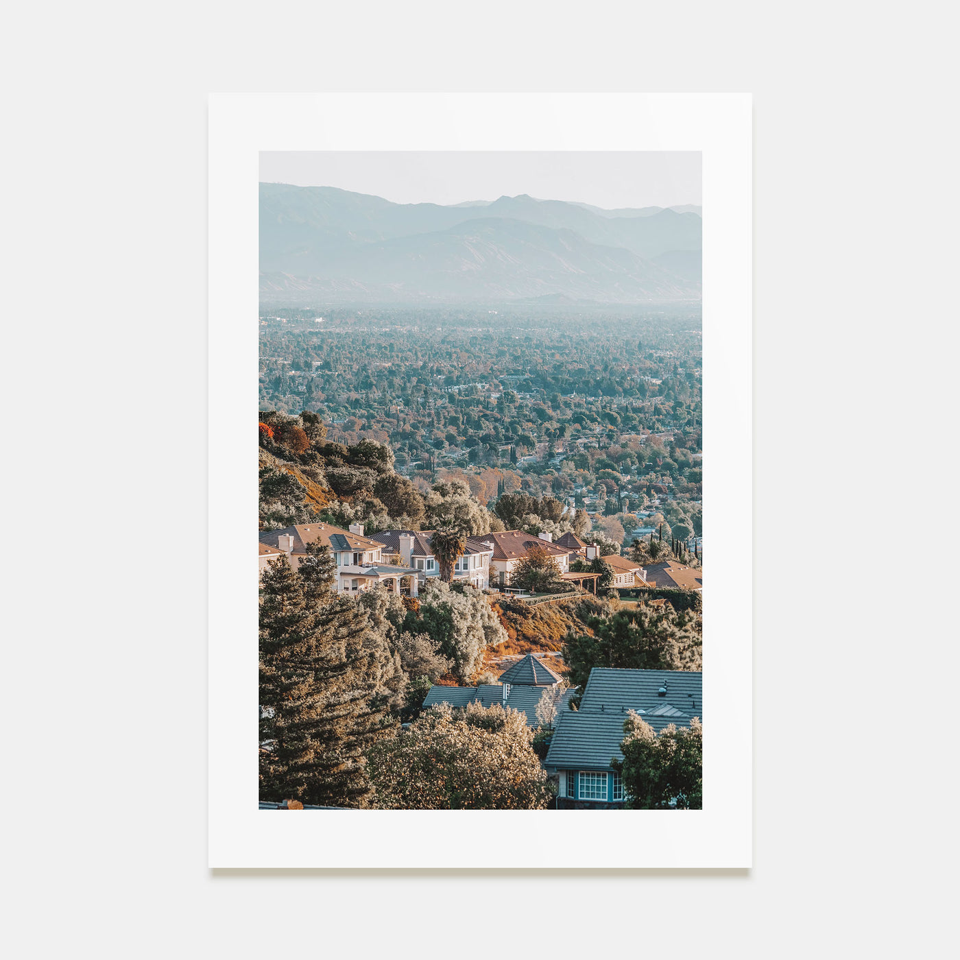 San Fernando Valley Photo Color Poster