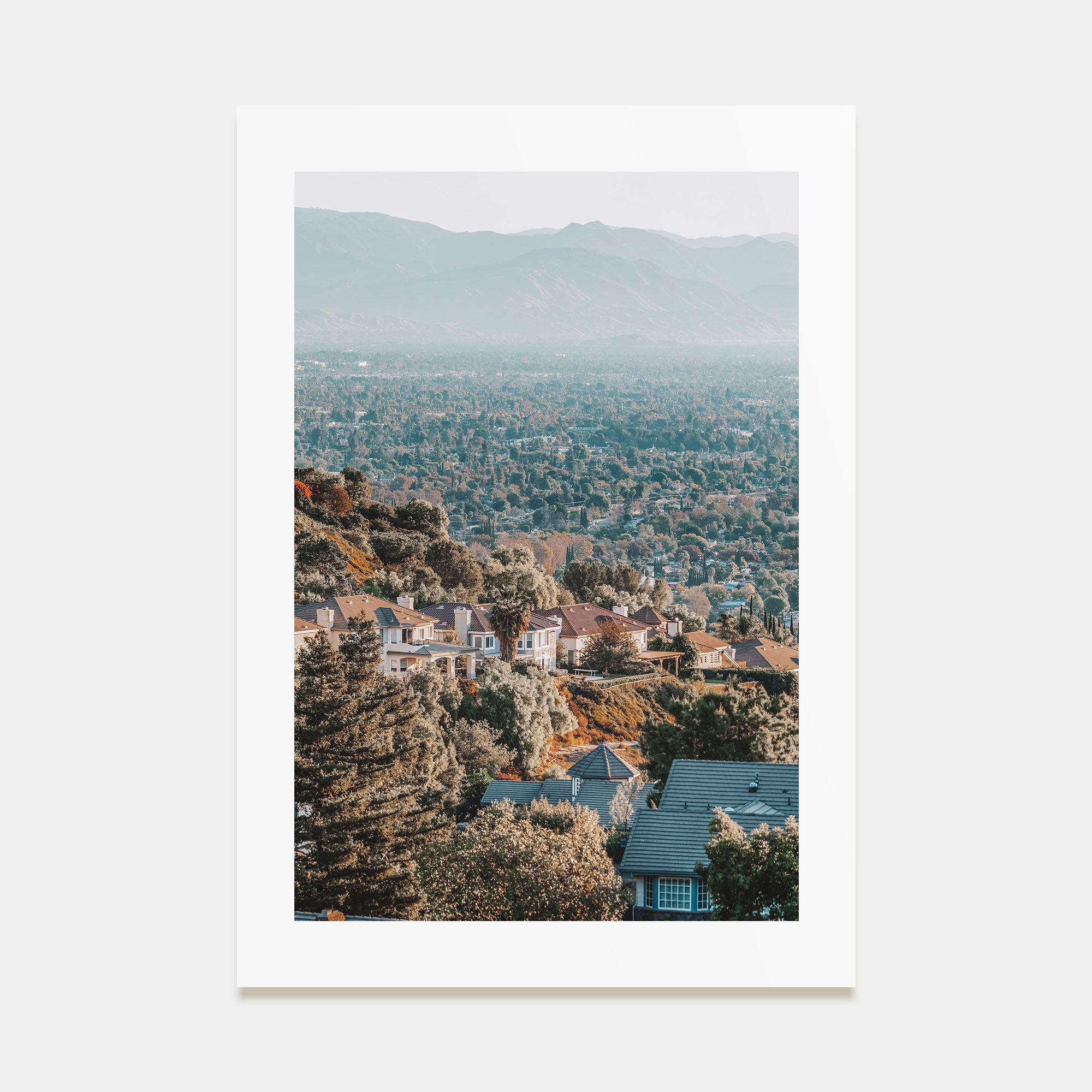 San Fernando Valley Photo Color Poster