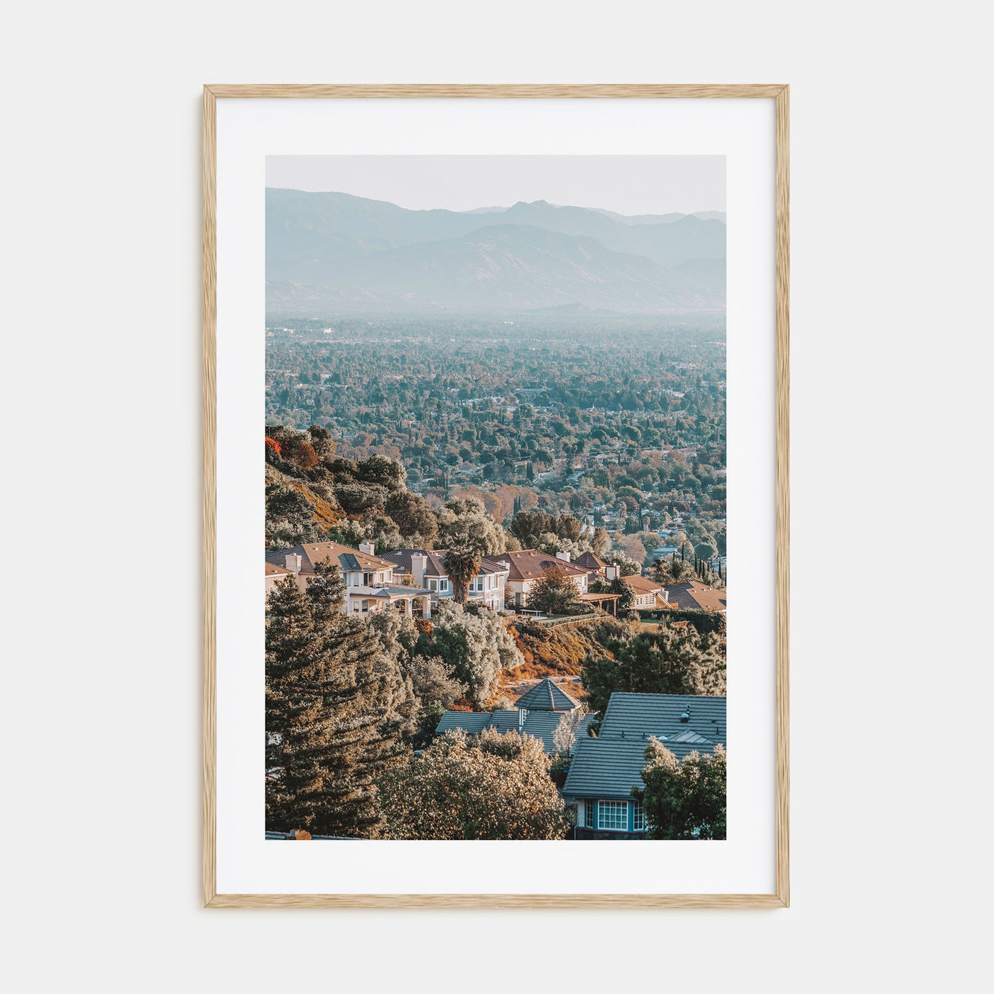 San Fernando Valley Photo Color Poster