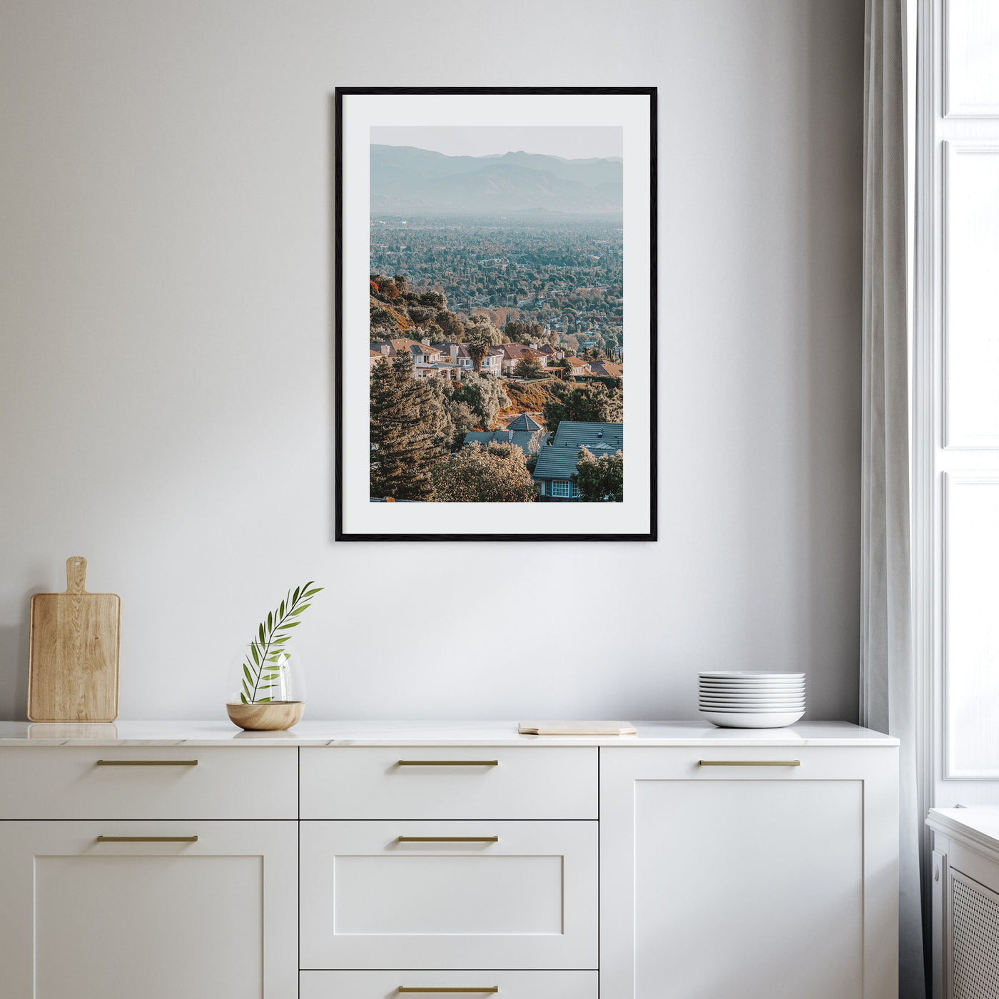 San Fernando Valley Photo Color Poster
