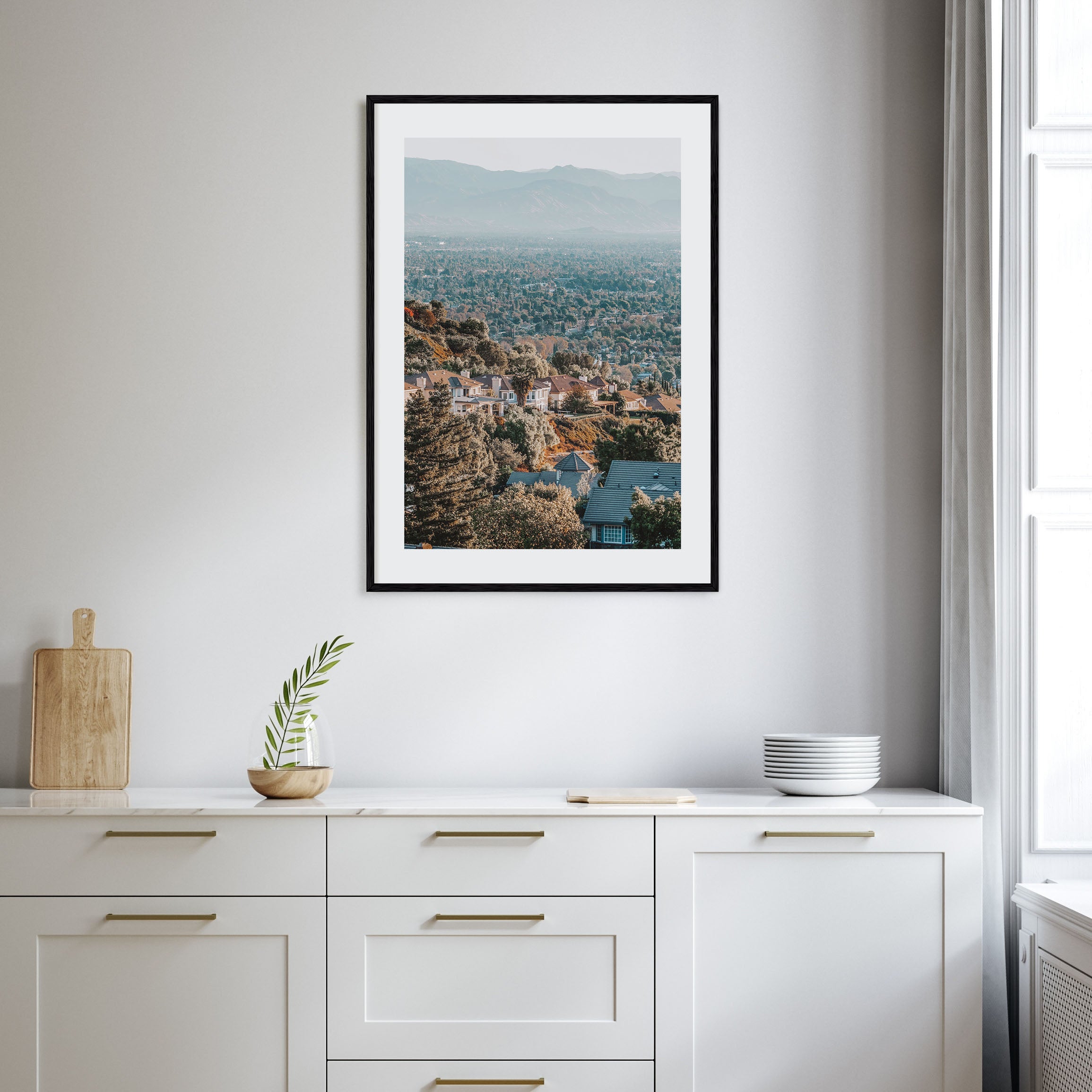 San Fernando Valley Photo Color Poster