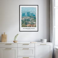 San Fernando Valley Portrait Color No 1 Poster