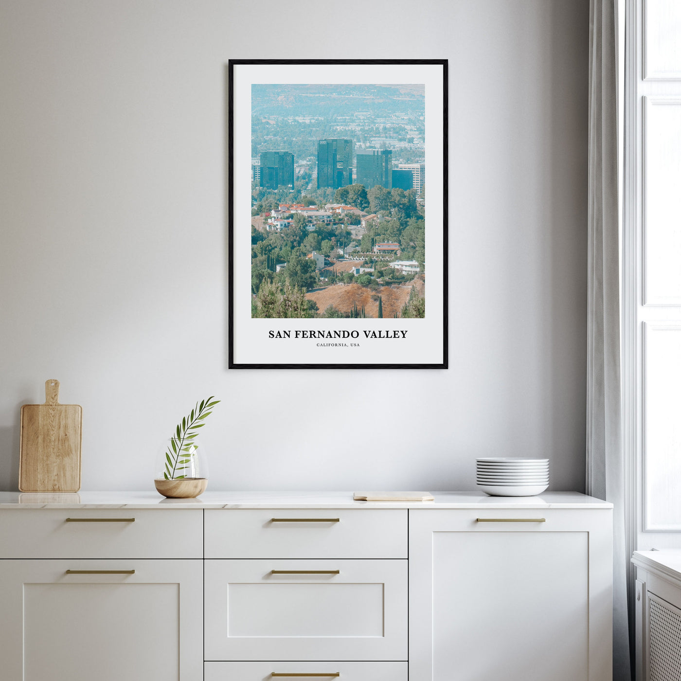 San Fernando Valley Portrait Color No 1 Poster