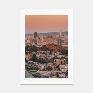 San Francisco Photo Color No 2 Poster