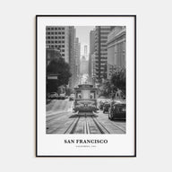 San Francisco Portrait B&W No 4 Poster