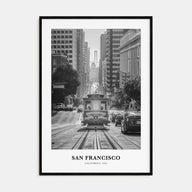 San Francisco Portrait B&W No 4 Poster