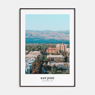 San Jose, California Portrait Color Poster