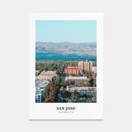 San Jose, California Portrait Color Poster