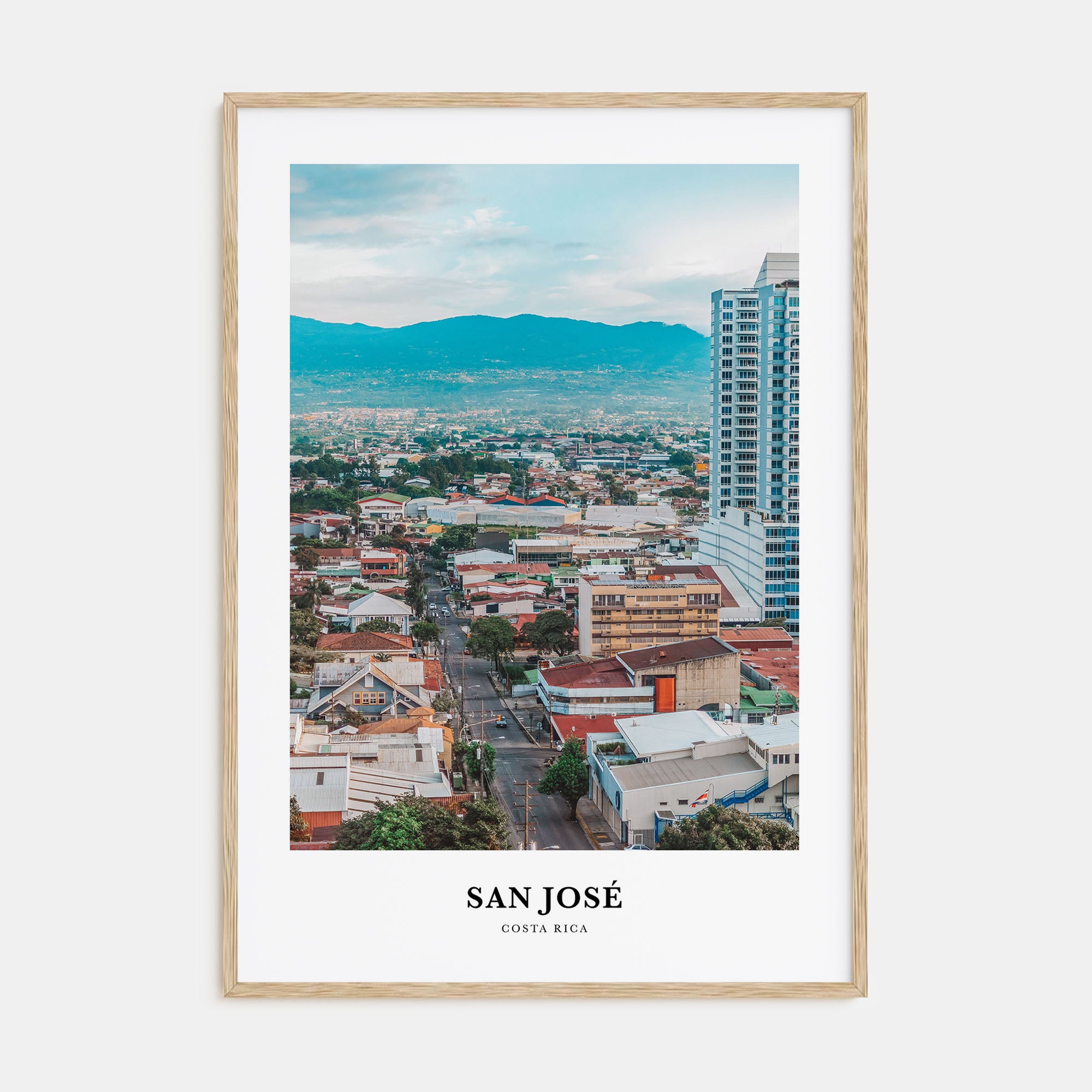 San José, Costa Rica Portrait Color Poster