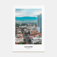 San José, Costa Rica Portrait Color Poster