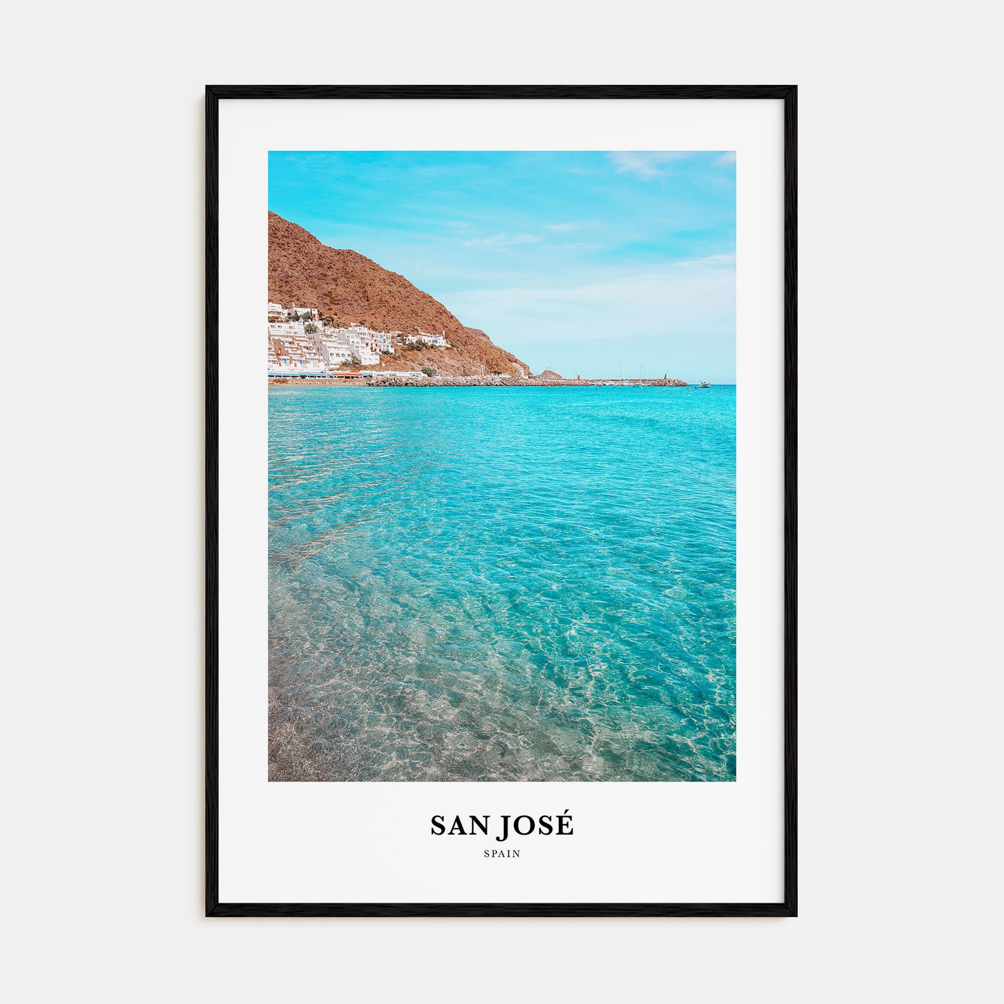 San José, Spain Portrait Color Poster