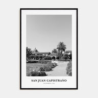San Juan Capistrano Portrait B&W Poster
