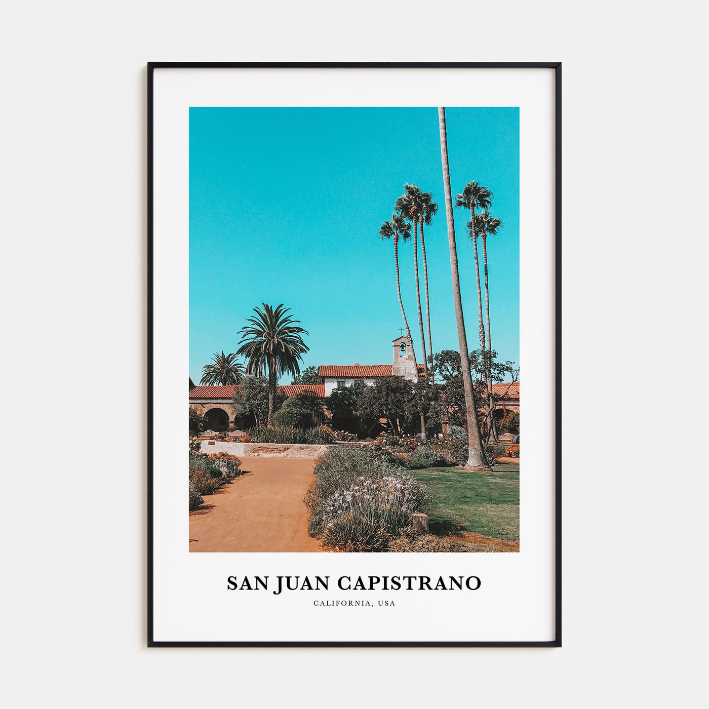 San Juan Capistrano Portrait Color Poster