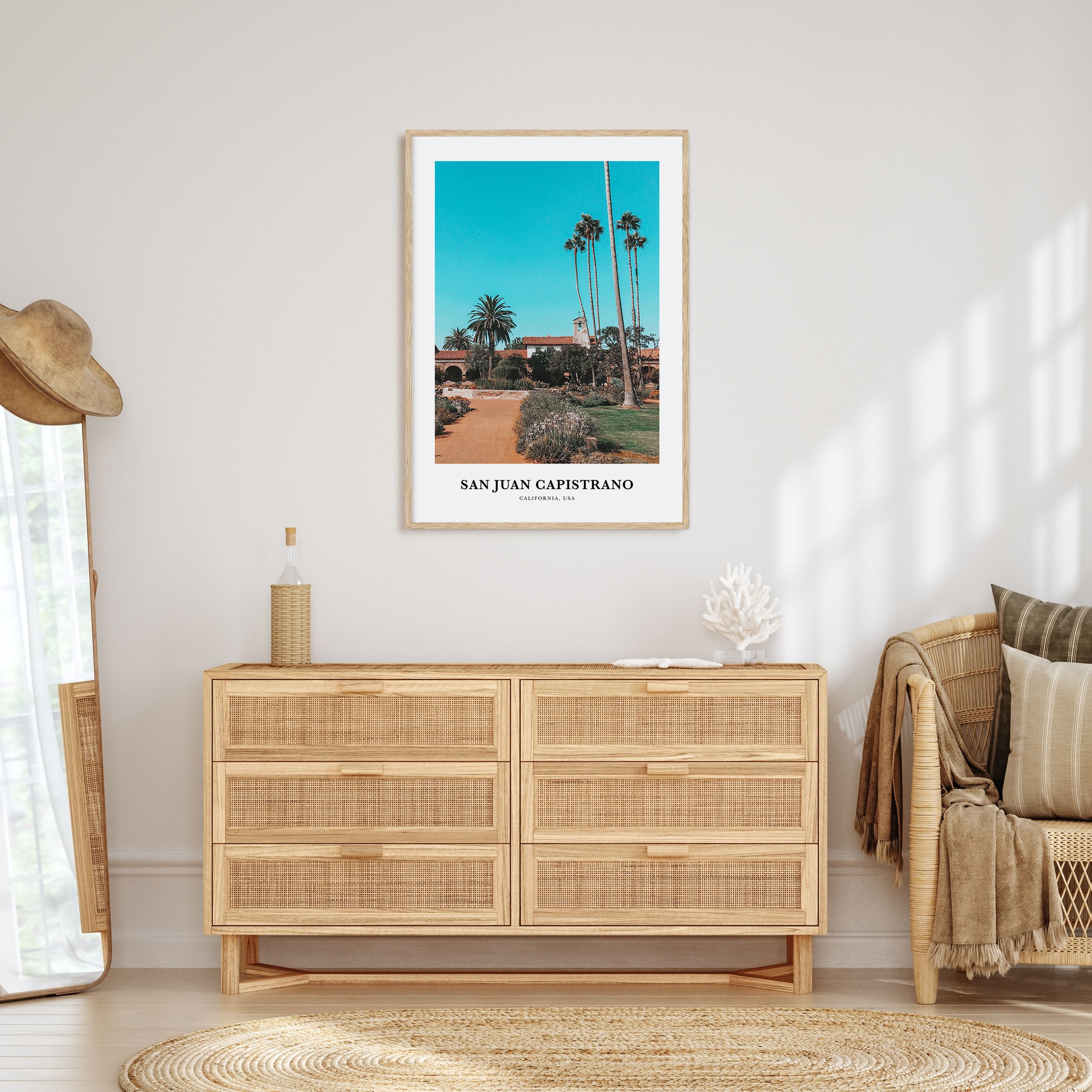 San Juan Capistrano Portrait Color Poster