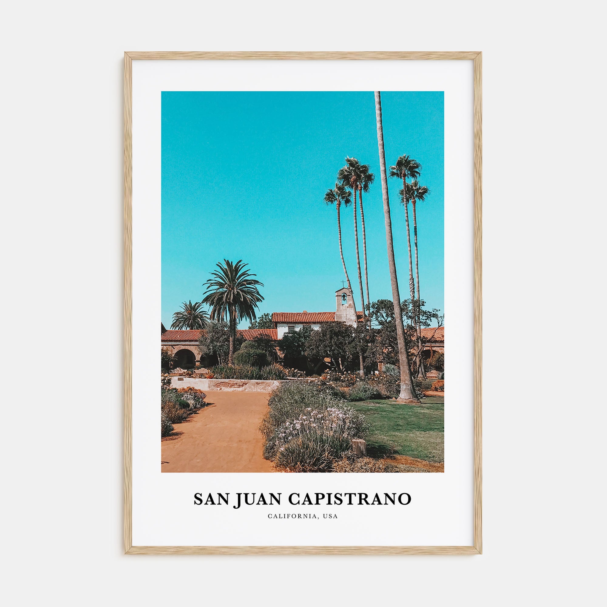 San Juan Capistrano Portrait Color Poster