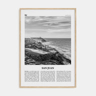 San Juan Travel B&W Poster