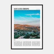 San Luis Obispo Travel Color No 2 Poster
