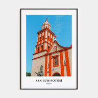 San Luis Potosí Portrait Color Poster