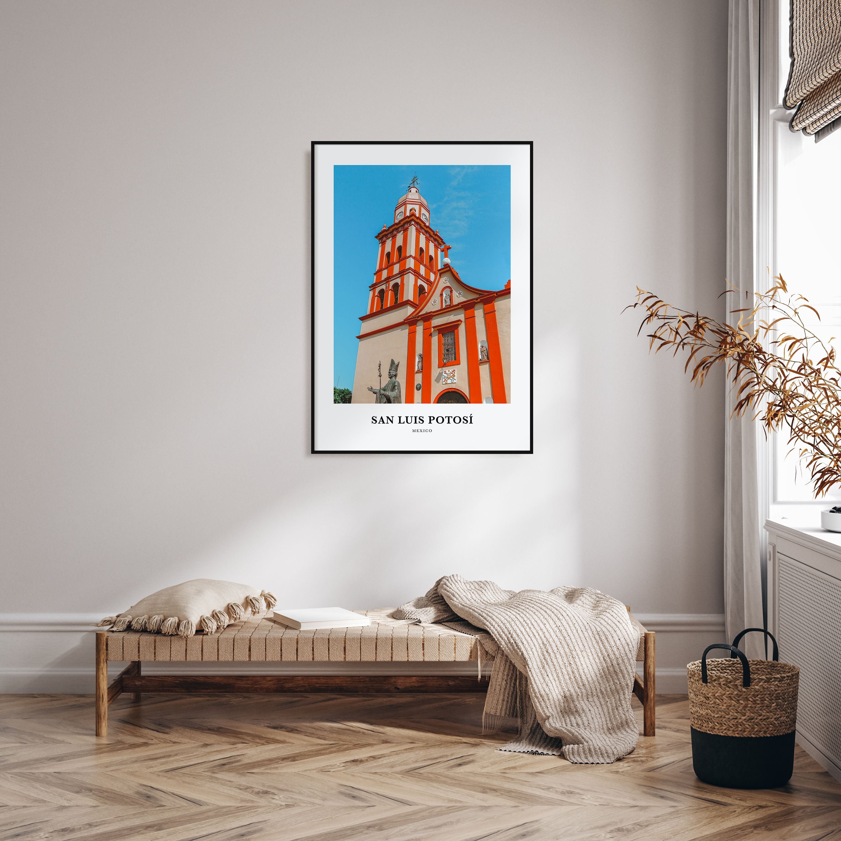 San Luis Potosí Portrait Color Poster