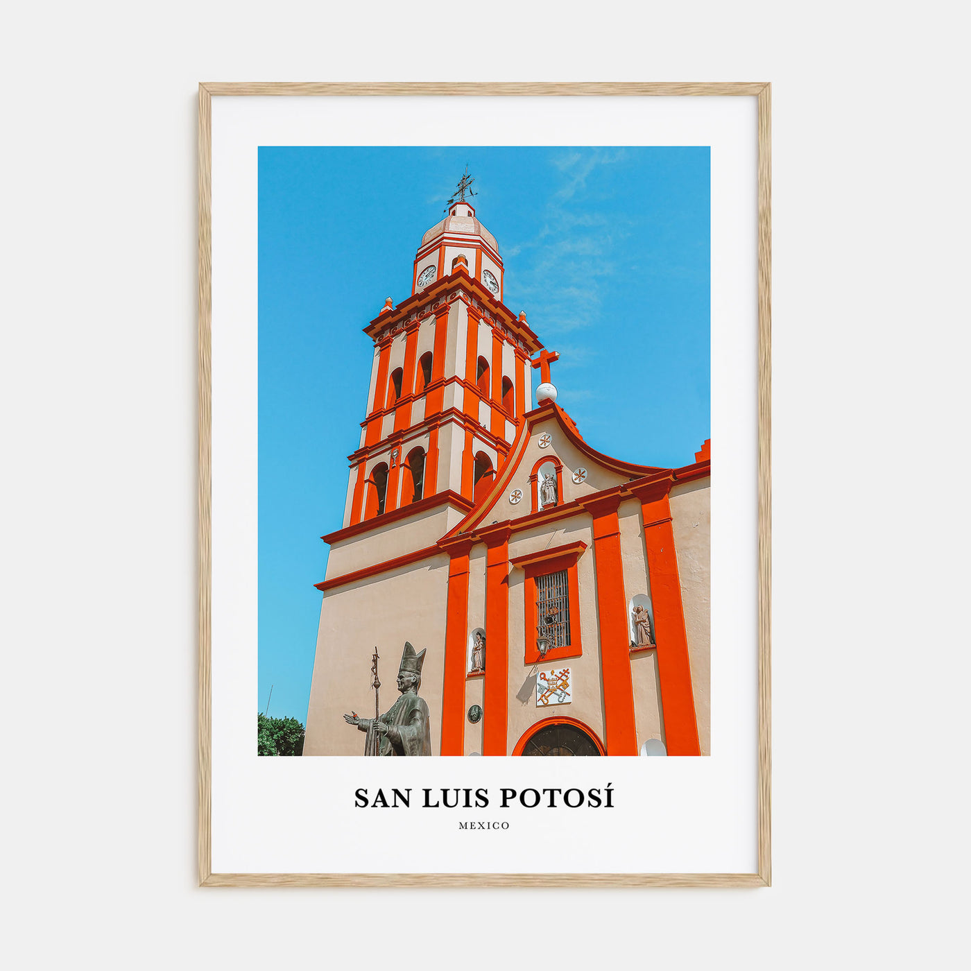 San Luis Potosí Portrait Color Poster