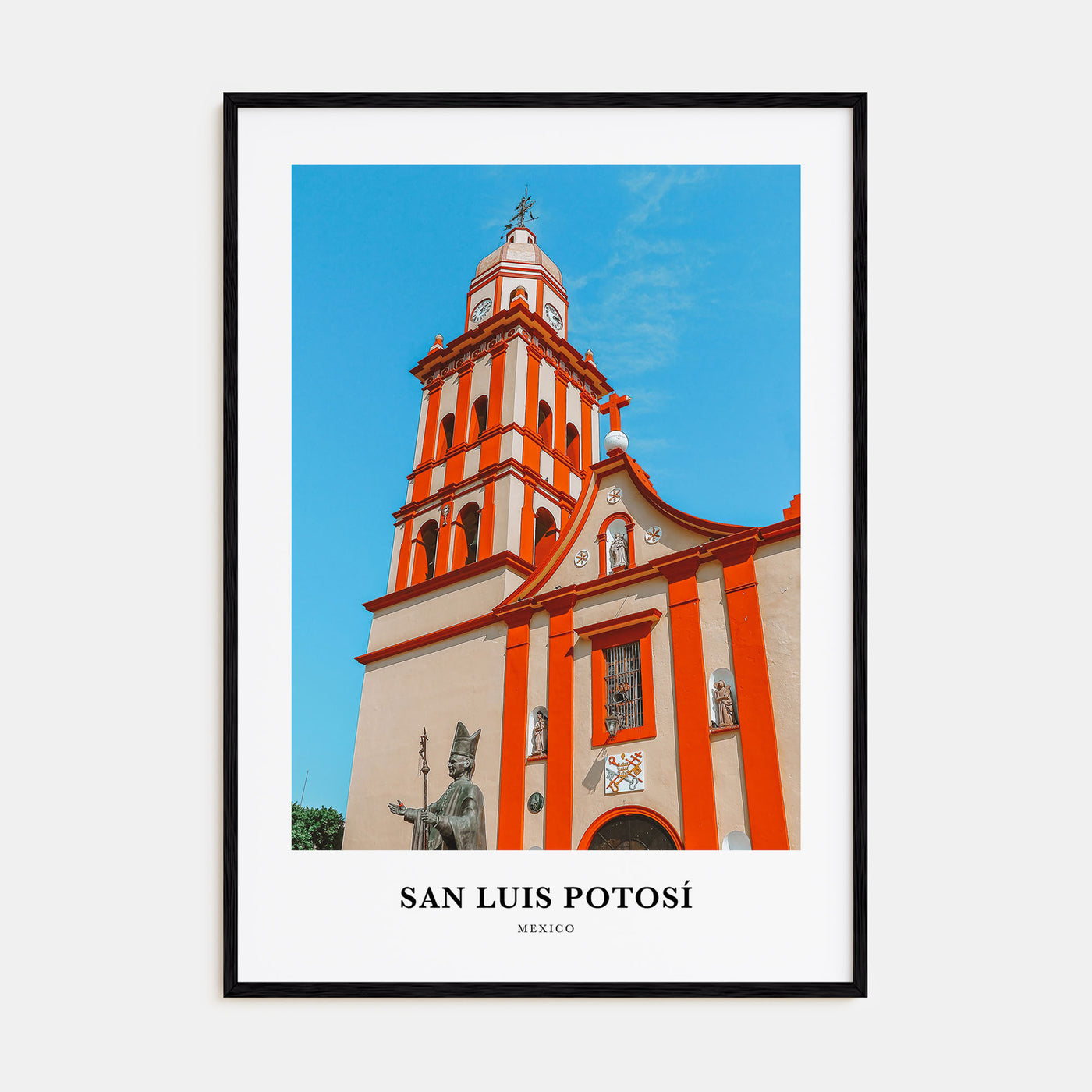 San Luis Potosí Portrait Color Poster