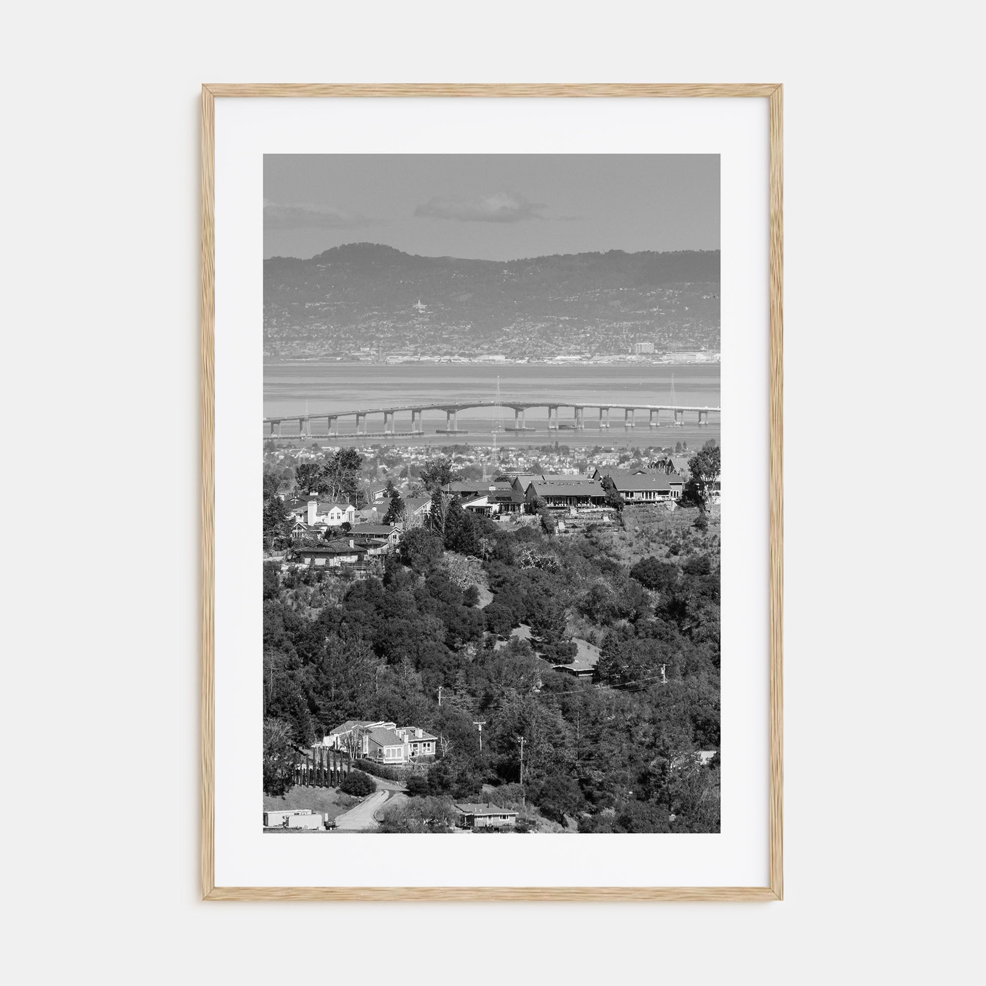 San Mateo Photo B&W Poster