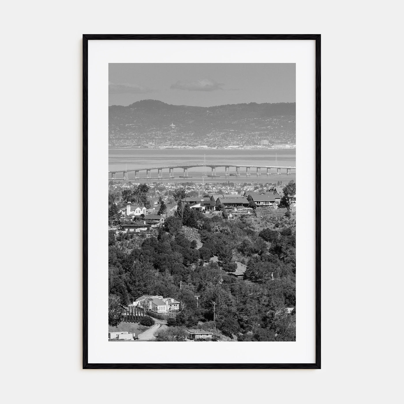 San Mateo Photo B&W Poster