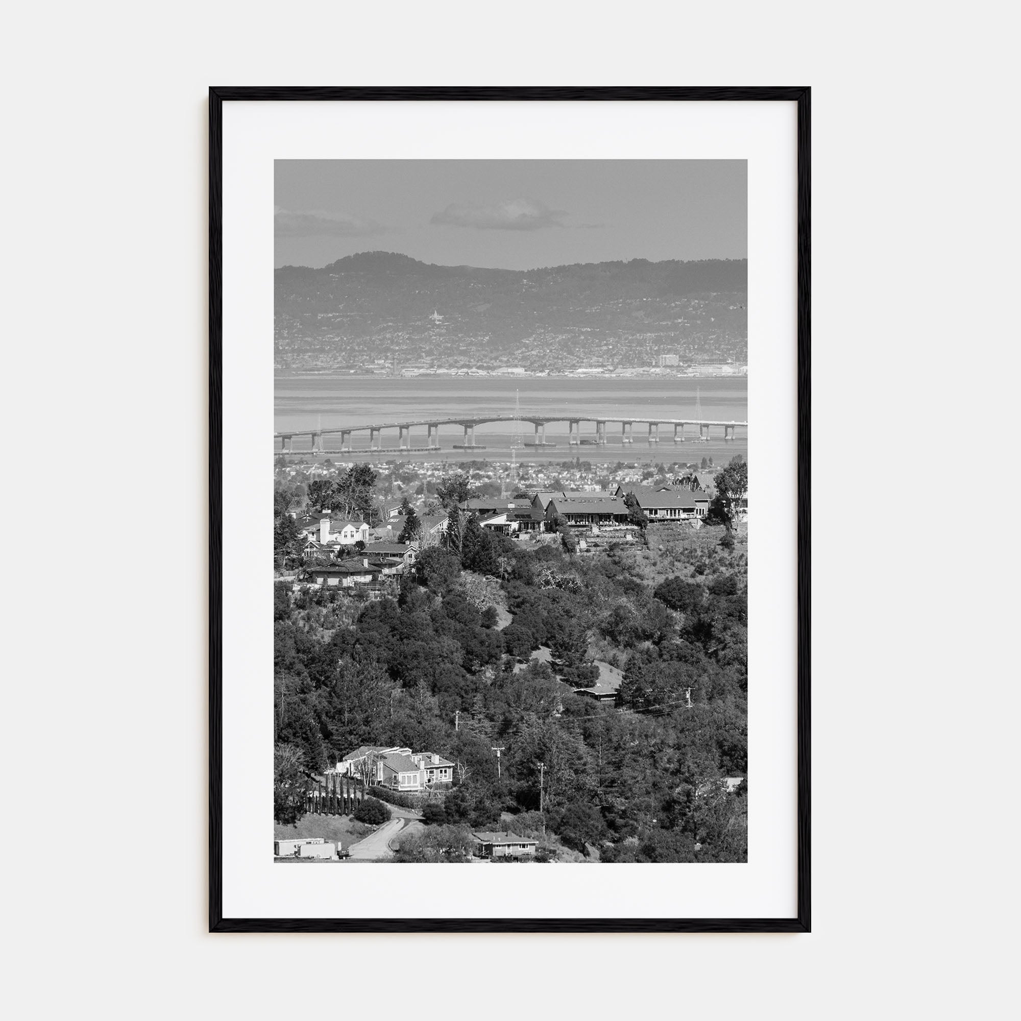San Mateo Photo B&W Poster