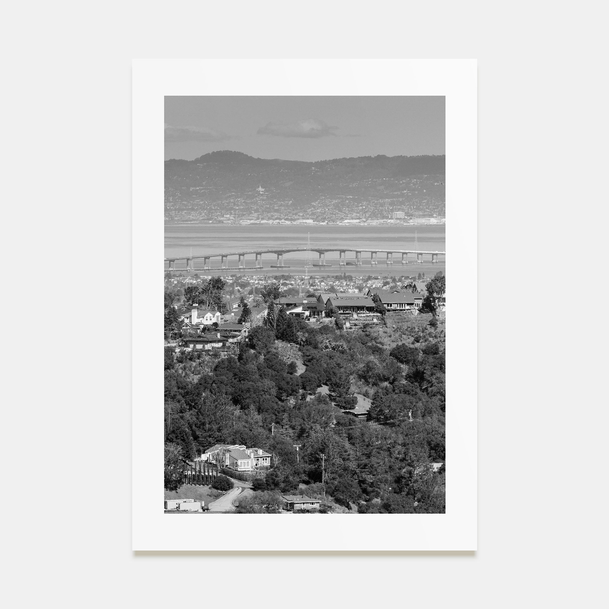 San Mateo Photo B&W Poster