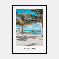San Pedro, Belize Portrait Color Poster