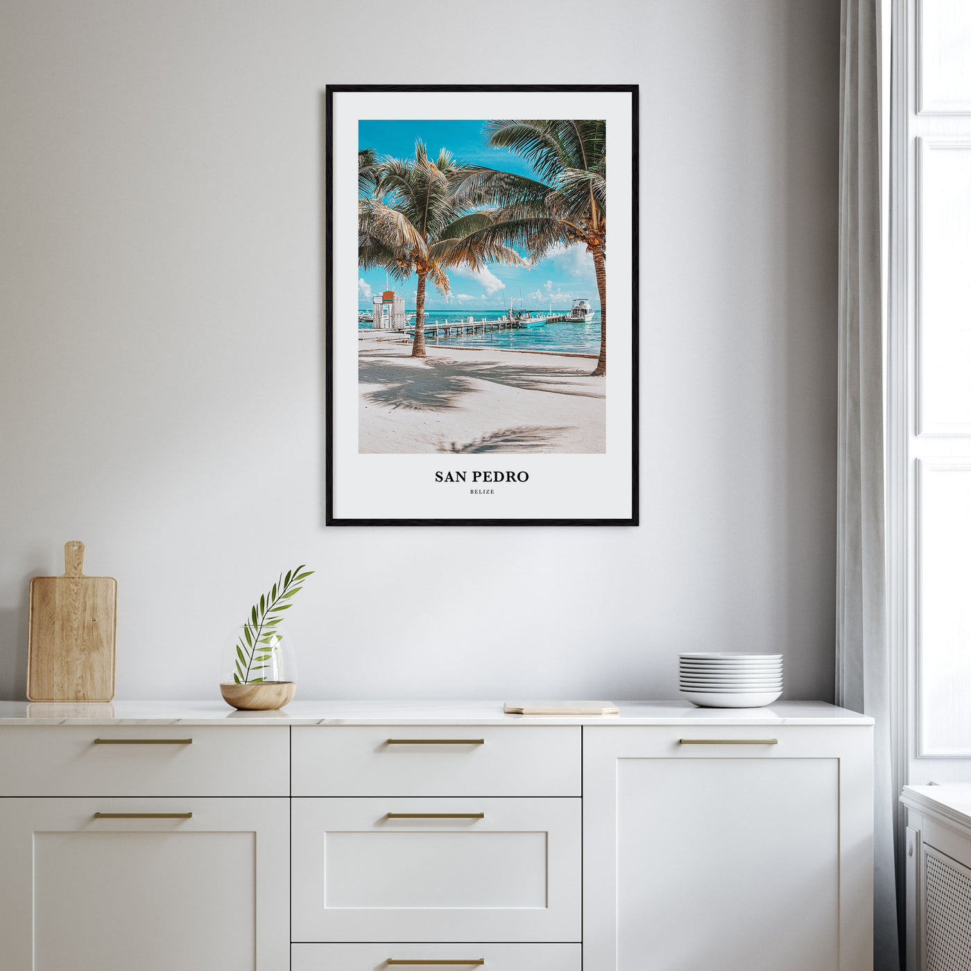 San Pedro, Belize Portrait Color Poster
