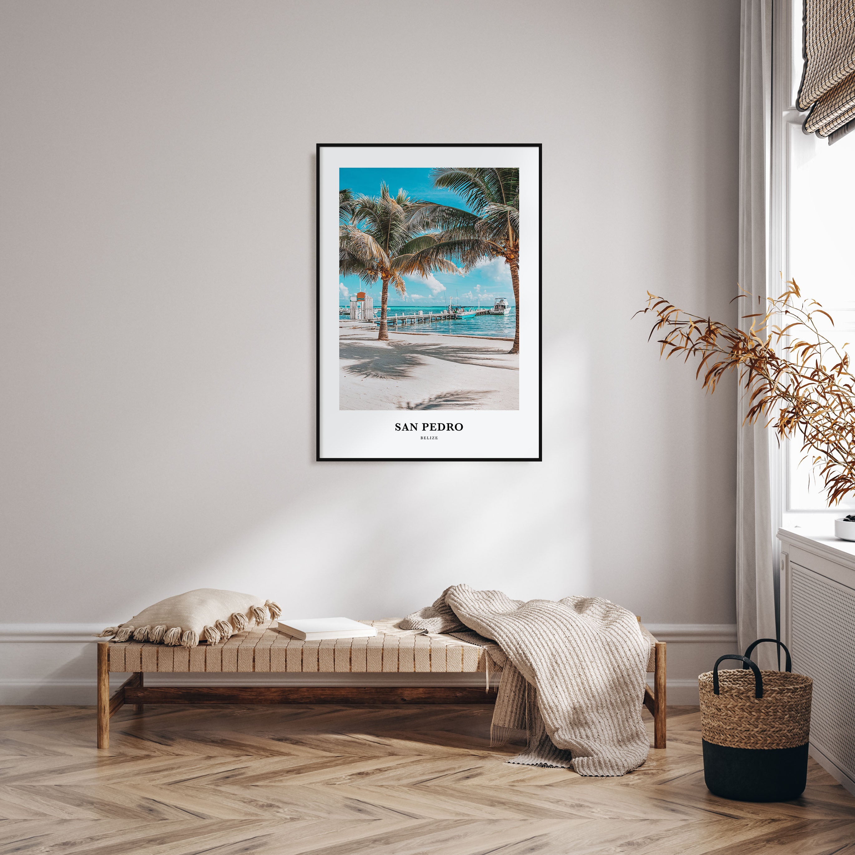 San Pedro, Belize Portrait Color Poster