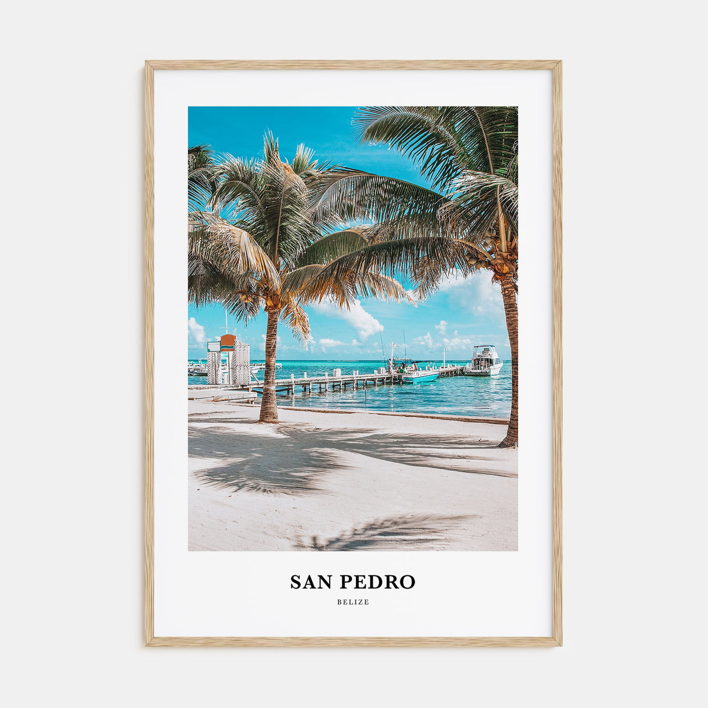 San Pedro, Belize Portrait Color Poster