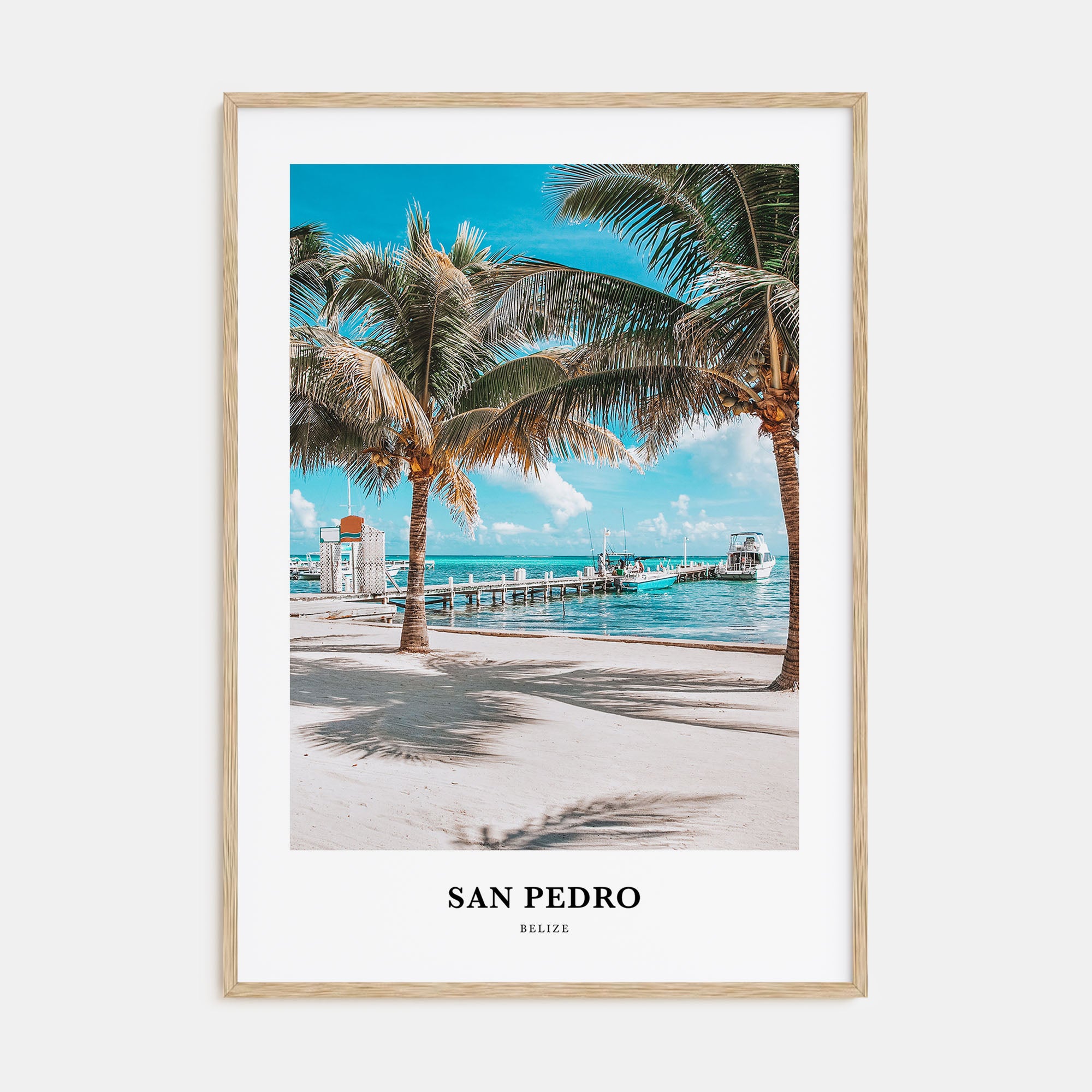 San Pedro, Belize Portrait Color Poster