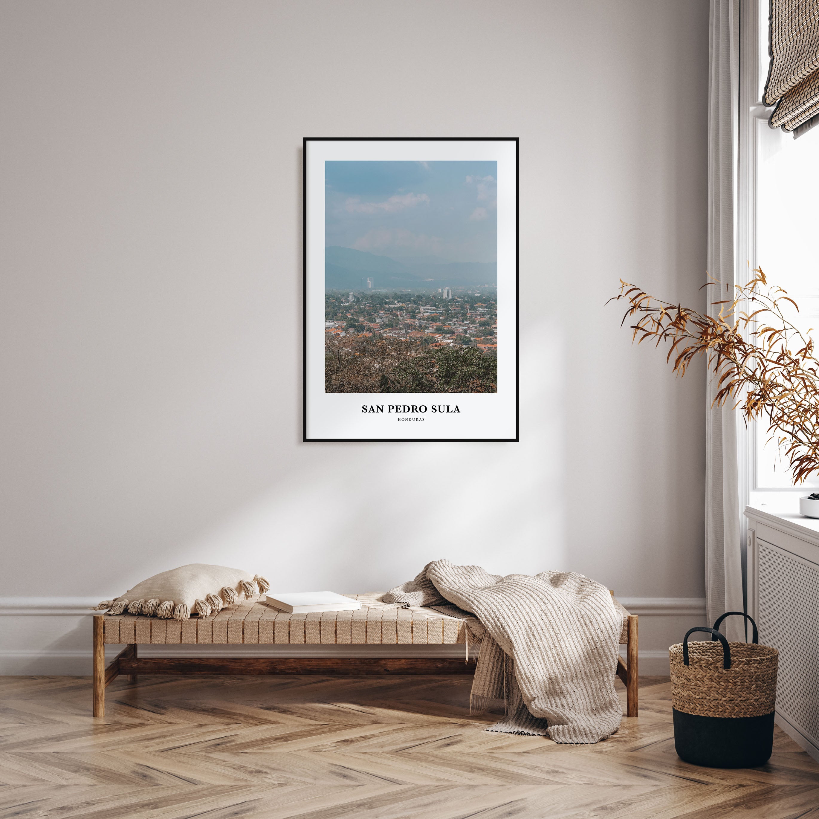 San Pedro Sula Portrait Color Poster