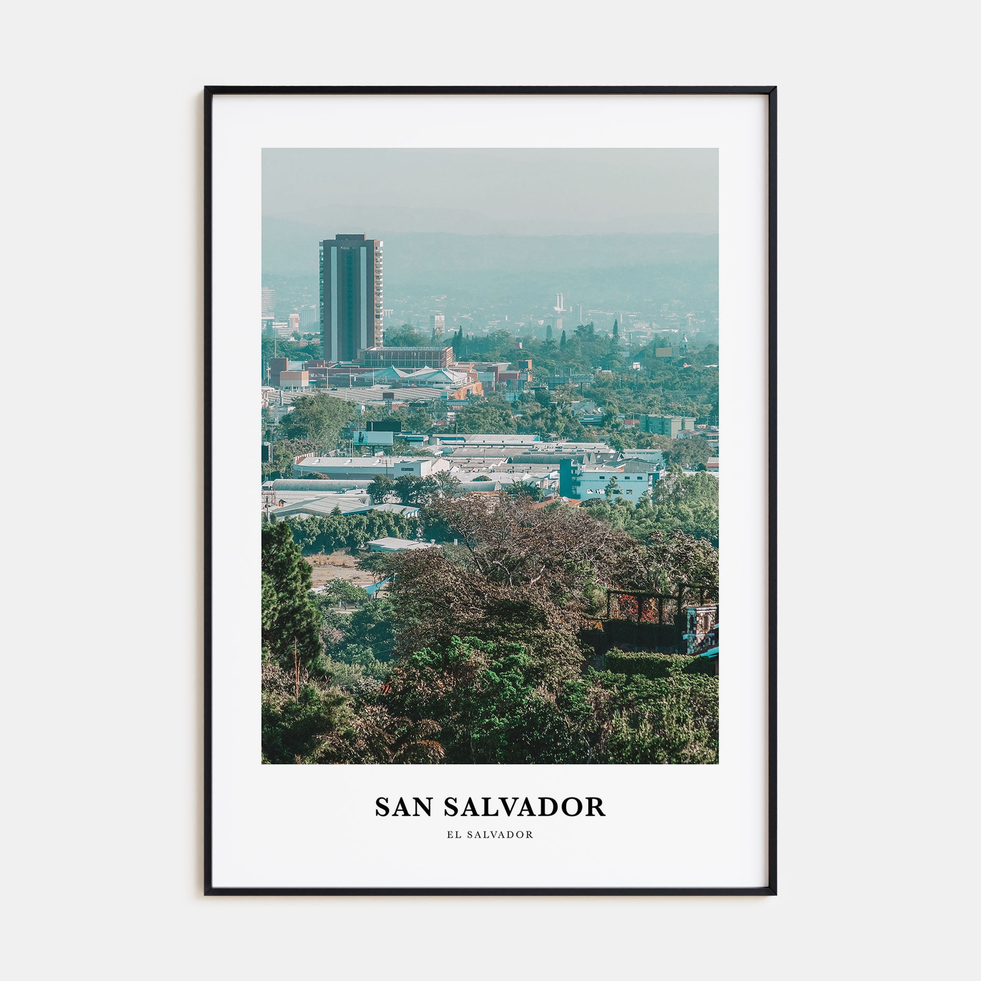 San Salvador Portrait Color Poster
