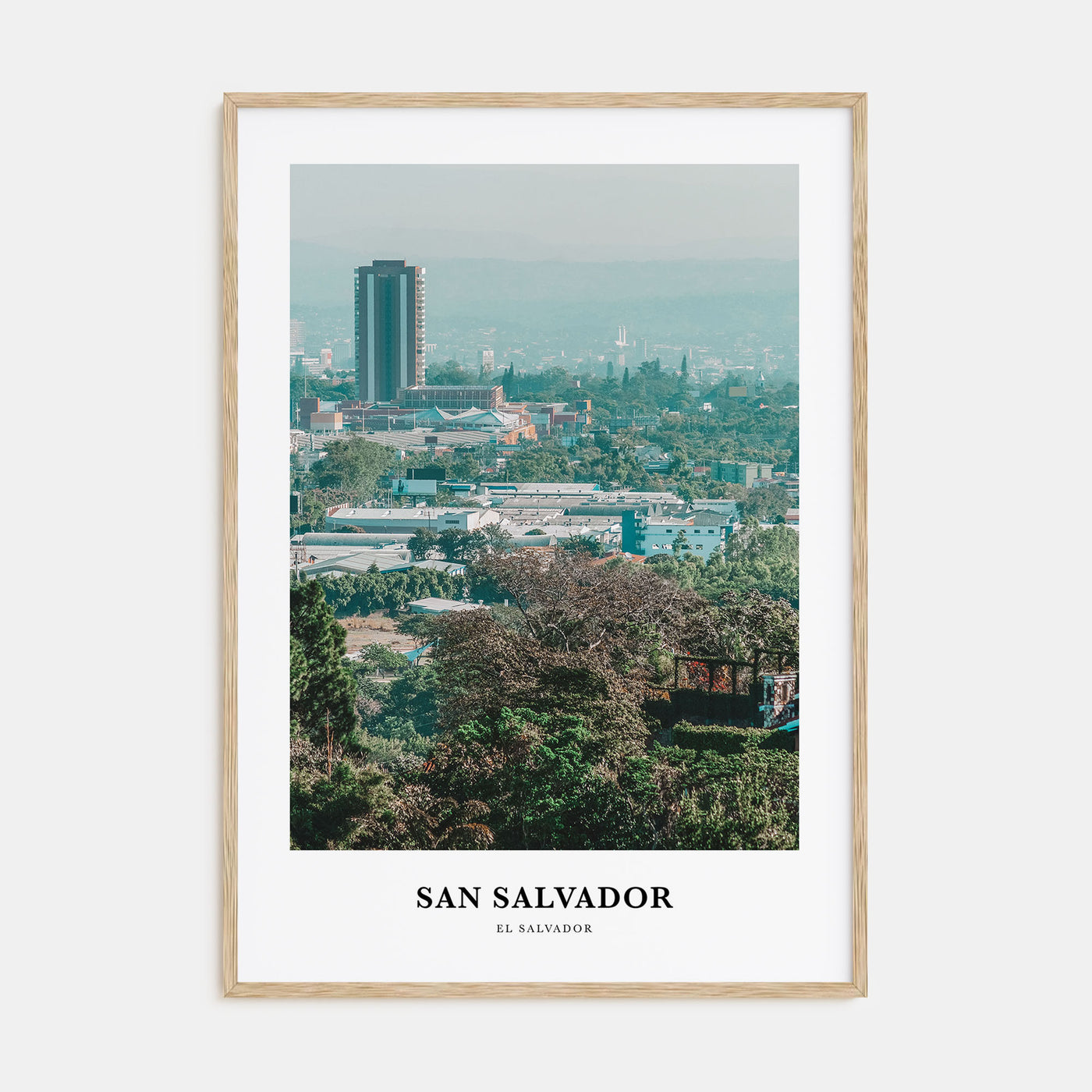 San Salvador Portrait Color Poster