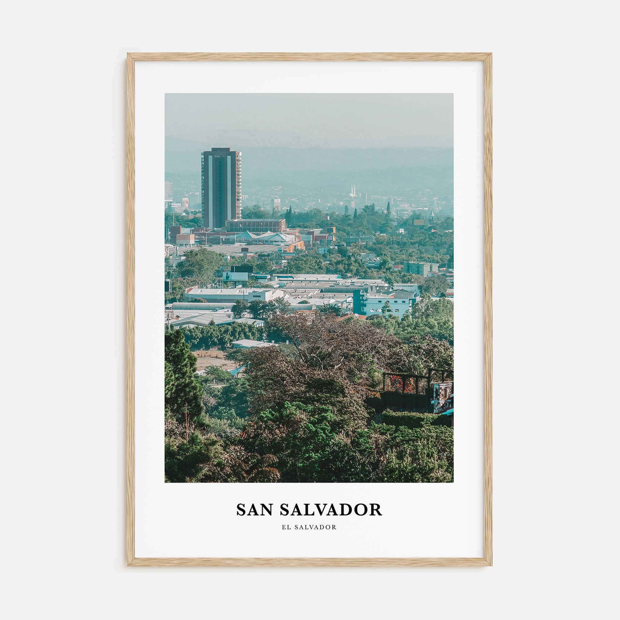 San Salvador Portrait Color Poster