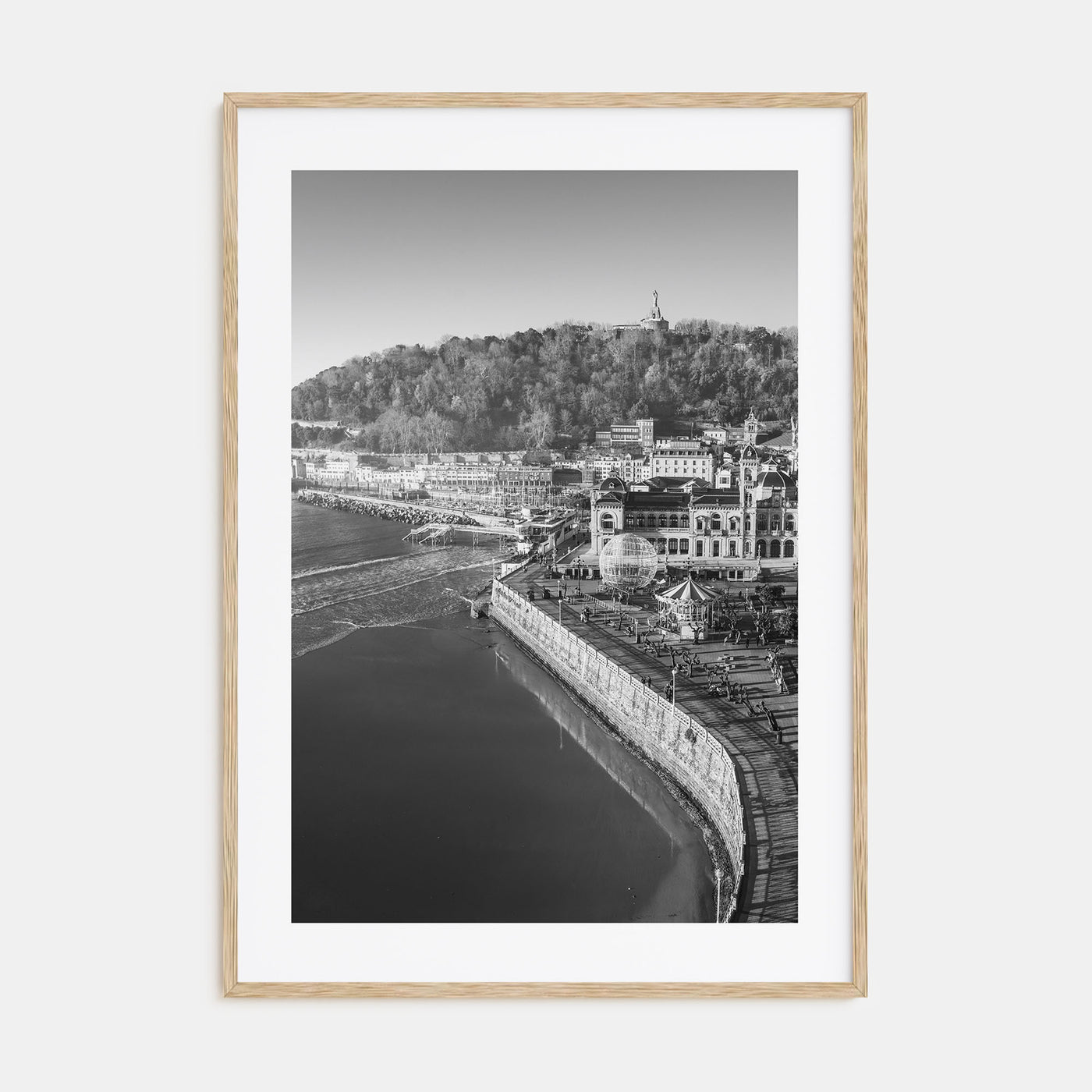 San Sebastián Photo B&W Poster