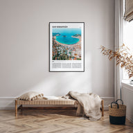 San Sebastián Travel Color Poster