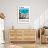 San Sebastián Travel Color Poster