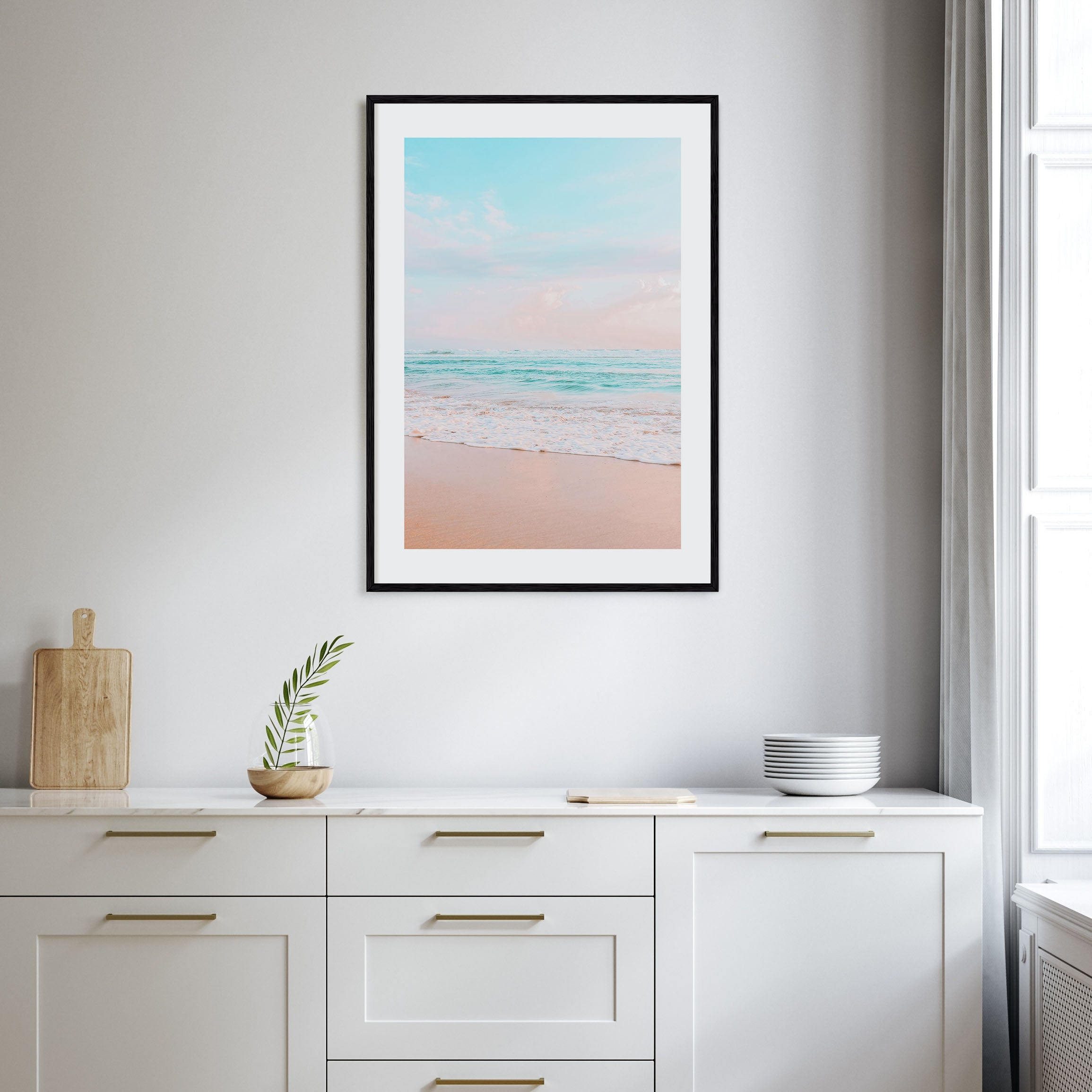 Sandy Beach Photo Color No 4 Poster