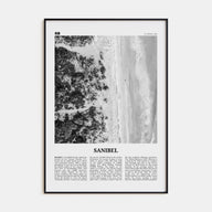 Sanibel Travel B&W Poster