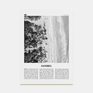 Sanibel Travel B&W Poster