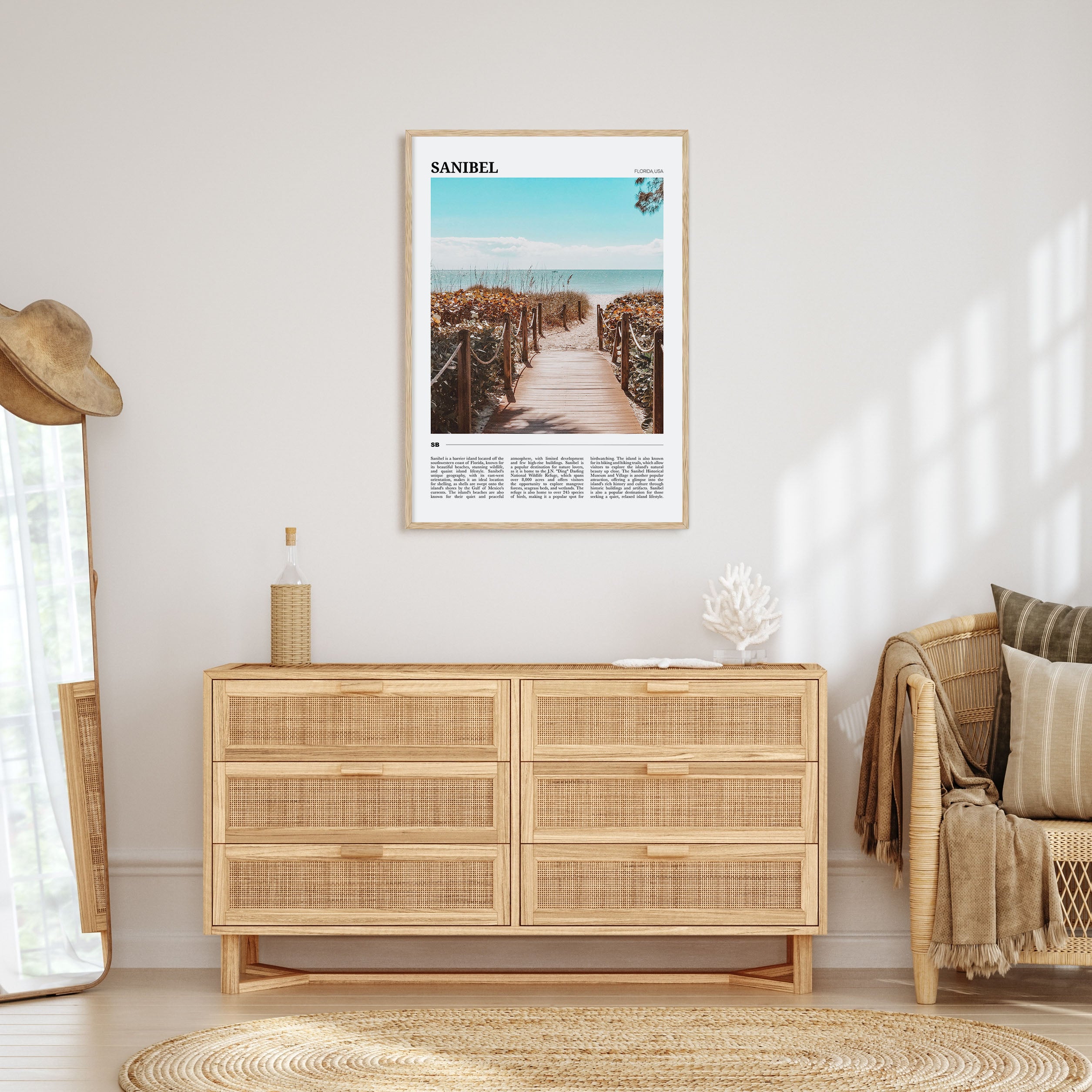 Sanibel Travel Color Poster